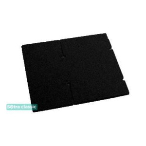 Двошарові килимки Hyundai Terracan (3 ряд) 2001-2007 - Classic 7mm Black Sotra