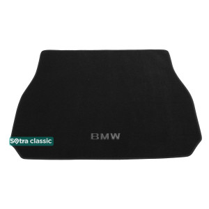 Килимок в багажник BMW X5 (E53) 1999-2006 - текстиль Classic 7mm Black Sotra