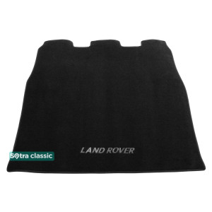 Килимок в багажник Land Rover Discovery (mkII) 1998-2004 - текстиль Classic 7mm Black Sotra