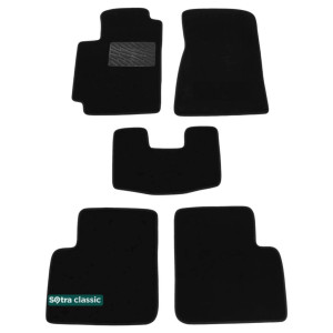 Двошарові килимки для Тойота Camry (XV30) (mkV) 2002-2006 - Classic 7mm Black Sotra