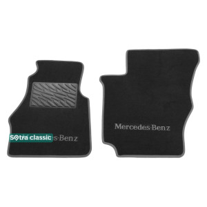 Двухслойные коврики Mercedes-Benz Sprinter (3-мест.)(W901-W905) 1994-2007 - Classic 7mm Grey Sotra