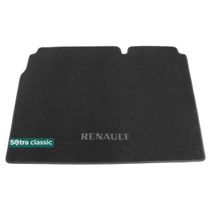 Килимок в багажник Renault Megane (5-дв. Хетчбек) (mkII) 2002-2009 - текстиль Classic 7mm Grey Sotra