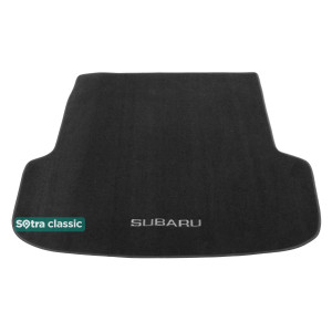Килимок в багажник Subaru Outback (BP) (mkIII) 2003-2009 - текстиль Classic 7mm Black Sotra