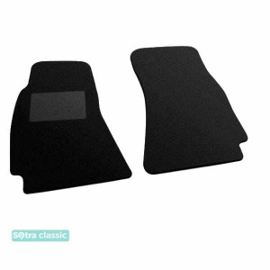 Двухслойные коврики Aston Martin DB9 2004-2016 - Classic 7mm Black Sotra