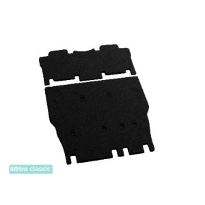 Двошарові килимки для Тойота Sienna (XL20) (mkII) (2-3 ряд) 2004-2010 - Classic 7mm Black Sotra