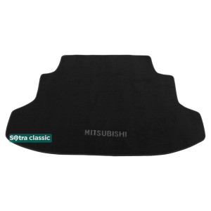 Коврик в багажник Mitsubishi Galant (седан)(mkIX) 2004-2012 - текстиль Classic 7mm Black Sotra