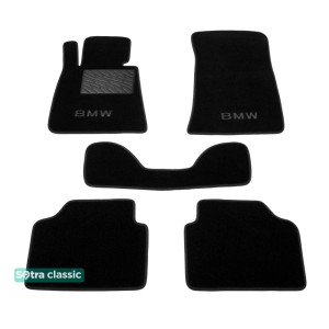 Двошарові килимки BMW 3-series (E90) 2005-2011 - Classic 7mm Black Sotra
