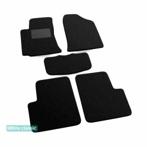 Двошарові килимки Pontiac Vibe 2002-2008 - Classic 7mm Black Sotra