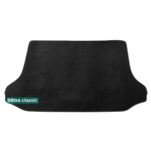 Килимок в багажник для Тойота RAV4 (XA30) (mkIII) 2005-2012 - текстиль Classic 7mm Black Sotra