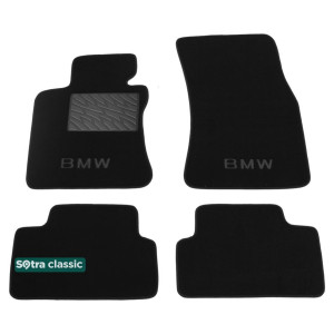 Двухслойные коврики BMW 6-series (E63) 2003-2010 - Classic 7mm Black Sotra