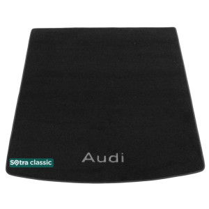 Коврик в багажник Audi Q7 (4L)(mkI) 2006-2014 - текстиль Classic 7mm Black Sotra