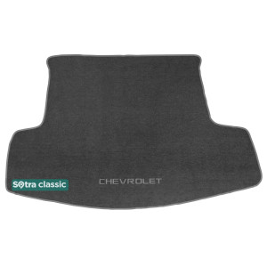 Коврик в багажник Chevrolet Captiva (mkI) 2006→ - текстиль Classic 7mm Grey Sotra
