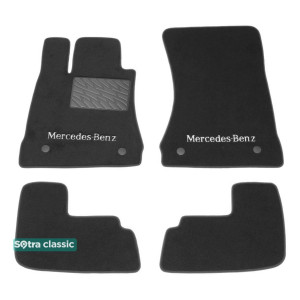 Двошарові килимки Mercedes-Benz CL-Class (С216) 2006-2014 - Classic 7mm Grey Sotra