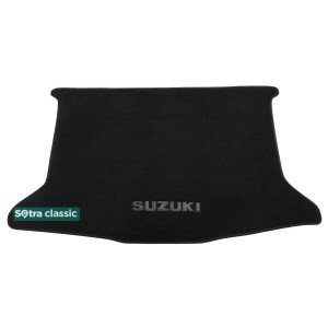 Коврик в багажник Suzuki SX4 (5-дв.) 2006-2014 - текстиль Classic 7mm Black Sotra