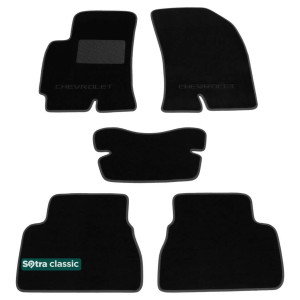 Двухслойные коврики Chevrolet Epica 2006-2015 - Classic 7mm Black Sotra