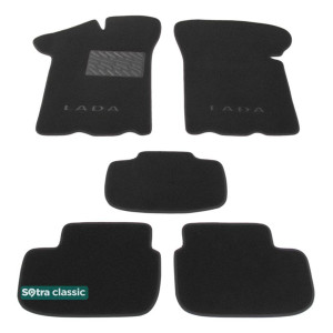 Двошарові килимки VAZ 2108/21099 1990-2012 - Classic 7mm Grey Sotra