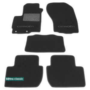Двошарові килимки Citroen C-Crosser (mkI) 2007-2012 - Classic 7mm Grey Sotra