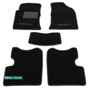 Двошарові килимки Geely FC / Vision 2006-2011 - Classic 7mm Black Sotra
