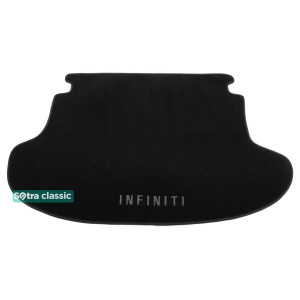 Коврик в багажник Infiniti FX / QX70 (mkII) 2009→ - текстиль Classic 7mm Black Sotra