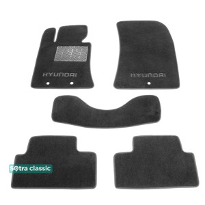 Двошарові килимки Hyundai Genesis Coupe 2010 → - Classic 7mm Grey Sotra