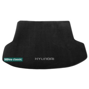Килимок в багажник Hyundai ix35 (LM) 2010-2015 - текстиль Classic 7mm Black Sotra