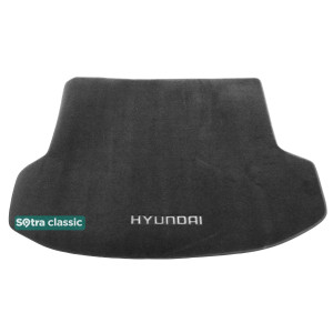 Килимок в багажник Hyundai ix35 (LM) 2010-2015 - текстиль Classic 7mm Grey Sotra