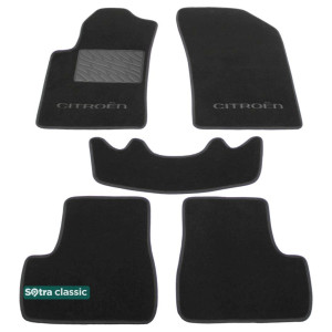 Двошарові килимки Citroen C3 (mkII) 2009-2016; DS3 (mkI) 2012 → - Classic 7mm Grey Sotra