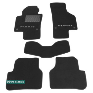 Двошарові килимки Volkswagen Passat (B7) 2010-2014 / CC (A6-A7) 2008-2017 - Classic 7mm Grey Sotra