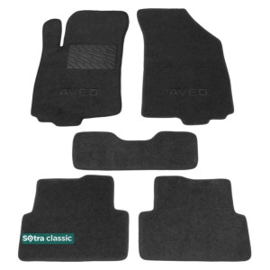 Двошарові килимки Chevrolet Aveo (T300) 2011 → - Classic 7mm Grey Sotra