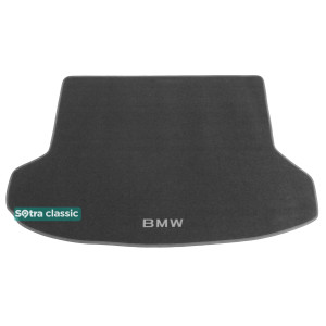 Килимок в багажник BMW 5-series GT (F07) 2009 → - текстиль Classic 7mm Grey Sotra
