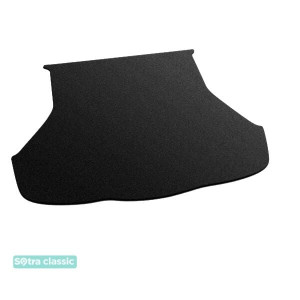 Коврик в багажник Kia Cerato (седан)(YD)(mkIII) 2013-2018 - текстиль Classic 7mm Black Sotra