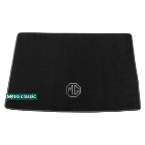 Килимок в багажник MG 3 (хетчбек) 2013 → - текстиль Classic 7mm Grey Sotra