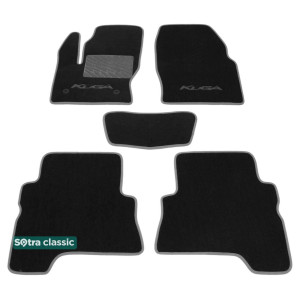 Двошарові килимки Ford Kuga (mkII) 2013-2016 - Classic 7mm Black Sotra
