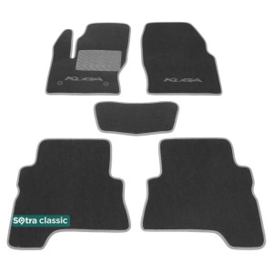 Двошарові килимки Ford Kuga (mkII) 2013-2016 - Classic 7mm Grey Sotra