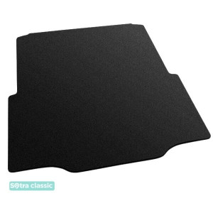 Килимок в багажник Skoda Superb (седан) (B6) (mkII) 2013-2015 - текстиль Classic 7mm Black Sotra