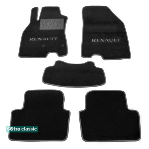 Двошарові килимки Renault Megane (універсал) (mkIII) 2008-2016 - Classic 7mm Grey Sotra