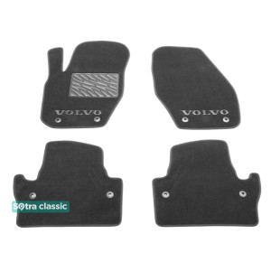 Двошарові килимки Volvo S60 / V60 (mkII) 2010-2018 - Classic 7mm Grey Sotra