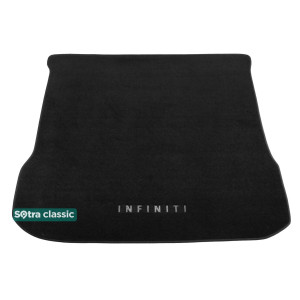 Коврик в багажник Infiniti QX60 (L50) 2013→ - текстиль Classic 7mm Black Sotra