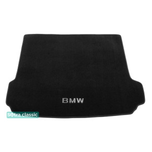 Килимок в багажник BMW X3 (F25) 2010-2016 - текстиль Classic 7mm Black Sotra