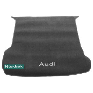 Килимок в багажник Audi Q7 (4M) (mkII) 2015 → - текстиль Classic 7mm Grey Sotra