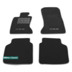 Двухслойные коврики BMW 7-series (F02) 2009-2015 - Classic 7mm Grey Sotra