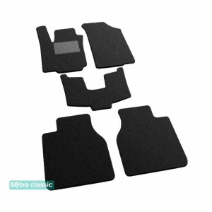 Двухслойные коврики Bentley Continental Flying Spur (mkII) 2013→ - Classic 7mm Black Sotra