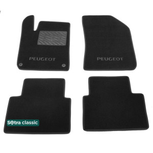 Двошарові килимки Peugeot 308 (T9) SW (mkII) 2014 → - Classic 7mm Grey Sotra