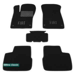 Двошарові килимки Fiat Tipo (седан) 2016 → - Classic 7mm Grey Sotra