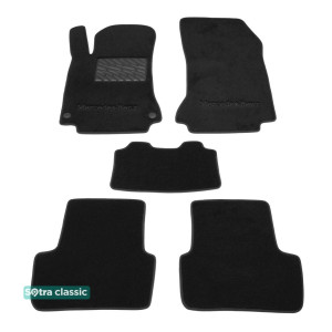 Двошарові килимки Mercedes-Benz GLA-Class (X156) 2013 → - Classic 7mm Black Sotra