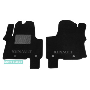 Двухслойные коврики Renault Trafic (mkIII)(1 ряд) 2014→ - Classic 7mm Black Sotra
