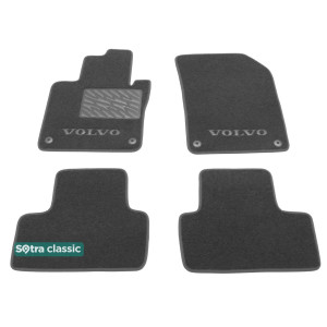 Двошарові килимки Volvo XC60 (mkII) 2017 → - Classic 7mm Grey Sotra