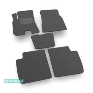 Двошарові килимки Chery Tiggo 3 2014 → - Classic 7mm Grey Sotra