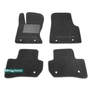 Двухслойные коврики Jaguar F-Pace 2016→ - Classic 7mm Grey Sotra
