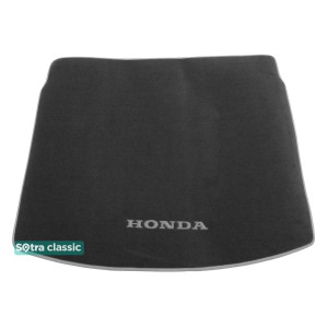 Коврик в багажник Honda CR-V (mkV) 2016→ - текстиль Classic 7mm Grey Sotra